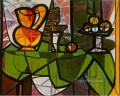 Jarra y frutero 1931 cubismo Pablo Picasso